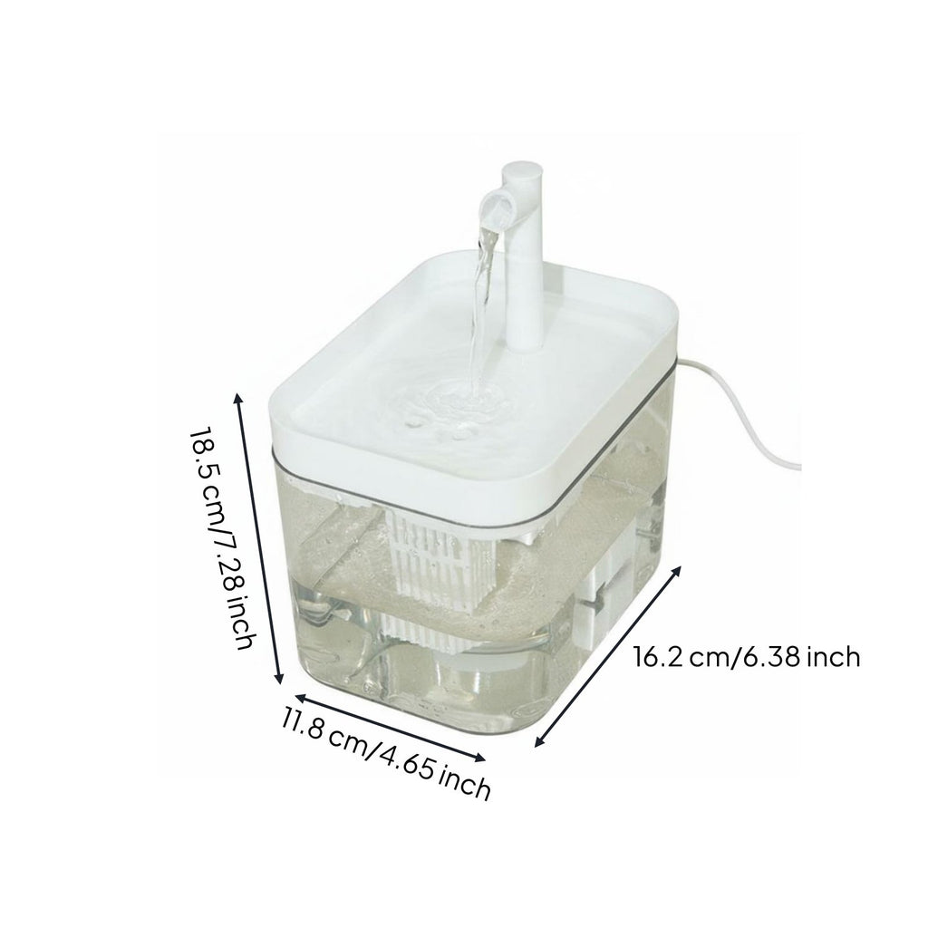 Circulating Feline Water Dispenser Ultra-Quiet Pump for Cats