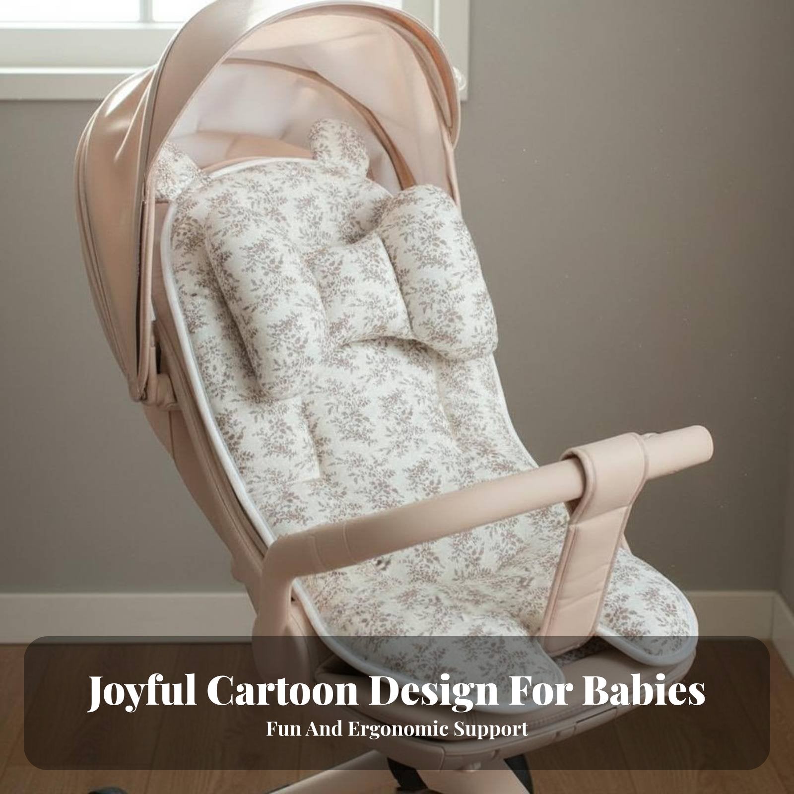 All-Season Baby Stroller Cushion Thickened Padding Universal Stroller Insert Soft & Comfortable for Babies, Kids, Strollers, Travel, Outdoor