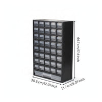 Parts Organizer Smooth Molded Finish Clear Drawer Cabinet Organizer