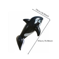 Cetacean Rideable Creature Shape Orca Ride Ride-on for Swimming