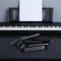 10 Pieces Digital Piano Black Key Long-Lasting Material Black Piano Key ABS