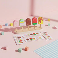 Ice Cream Color Matching Toy Improves Hand-Eye Coordination for Preschoolers