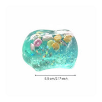 Squishy Stress Cube Calming Gel Hand Fidget Soft TPR Material for Desk, Office