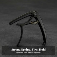Guitar Capo Preserving Silicone Pad Acoustic Electric Guitar Capo Maintains Intonation Musical Instrument Accessory for Stage Performance, Live Gigs