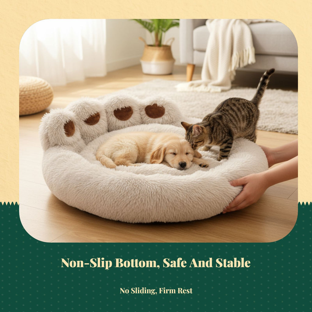 Dog Bed, Warm Plush Sleeping Mat, Non-slip, Indoor Pet Bed