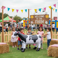 4 Pieces Inflatable Cow Quick Inflation Inflatable Dairy Cow for Farm Event