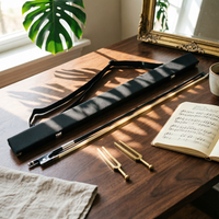 Violin Bow Case Carrying Handle Hard-Shell Bow Case Non-Woven Material