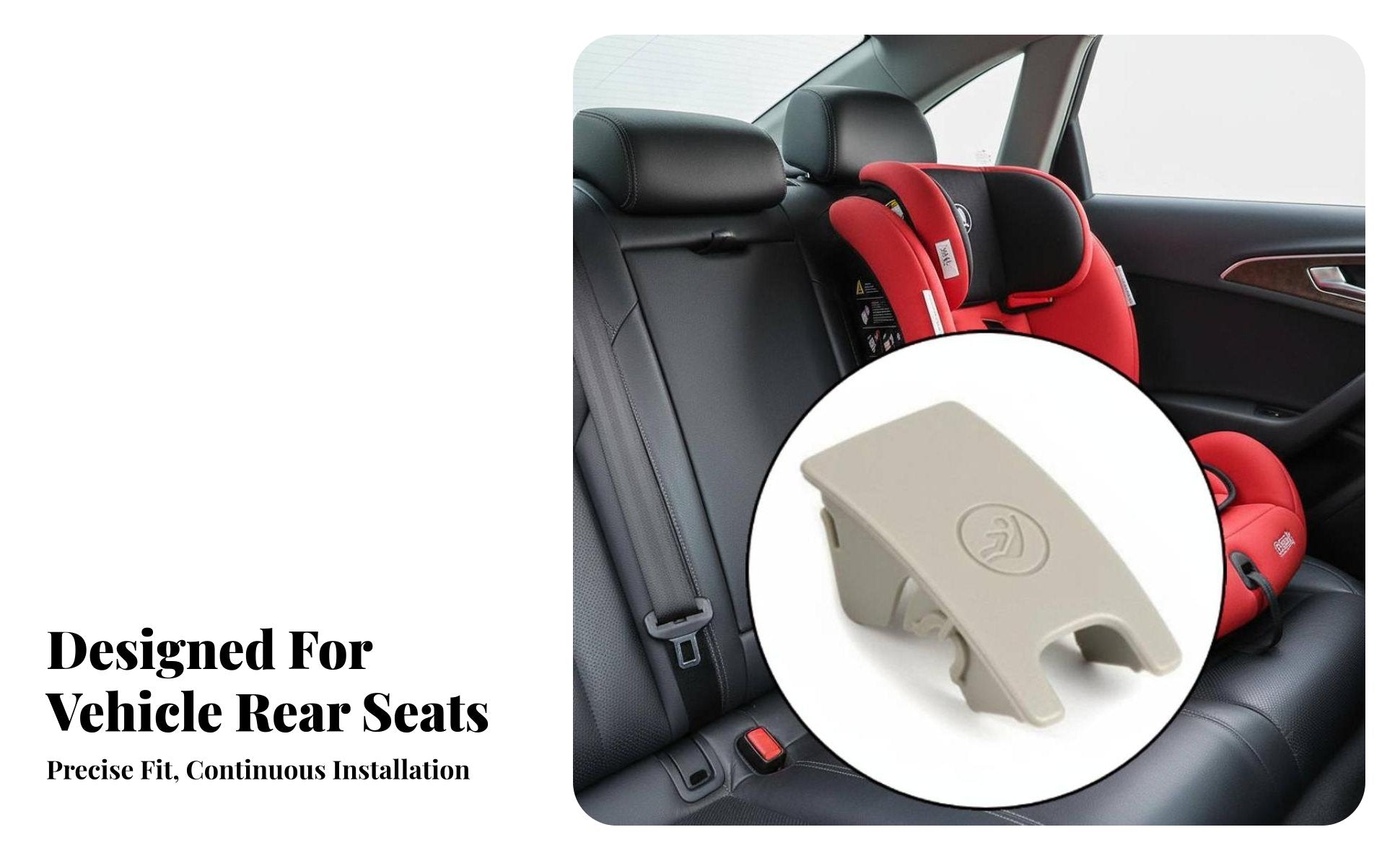 Child Seat Anchor Cover Anchor Cover Direct Replacement Child Safety Component long-finaling