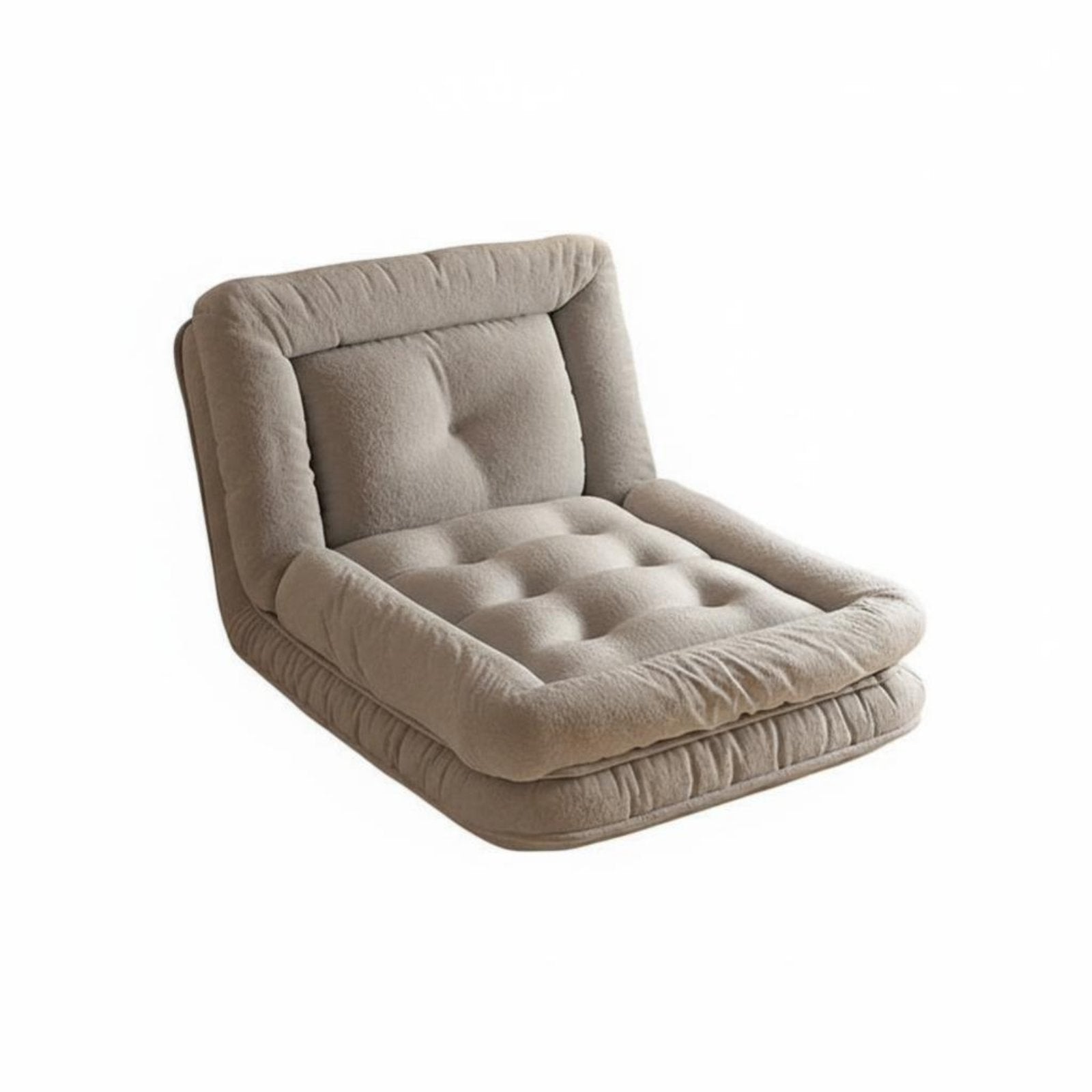 Adjustable Backrest Lounger Japanese Design Human-Sized Dog Bed Space-Saving Transformable Design for Balcony, Bedroom