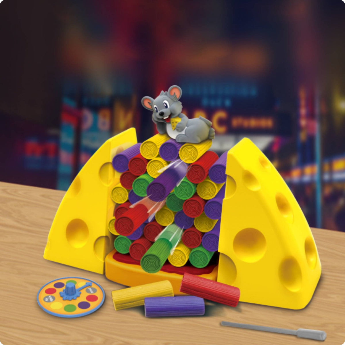 Cheese Stacking Game Fine Movement Skills Balance Game for Family, Kids