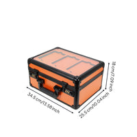Graded Card Box Password Lock Toploader Storage Box Double Layer