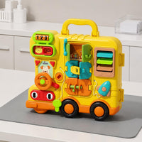 Busy House Gift Young Child Busy Board Safe Materials for Young Children