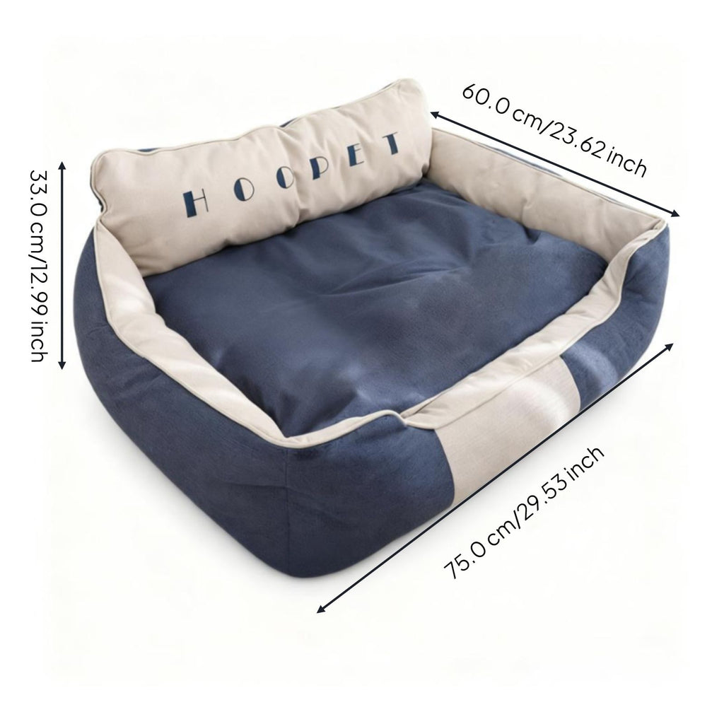 Orthopedic dog bed, washable cover