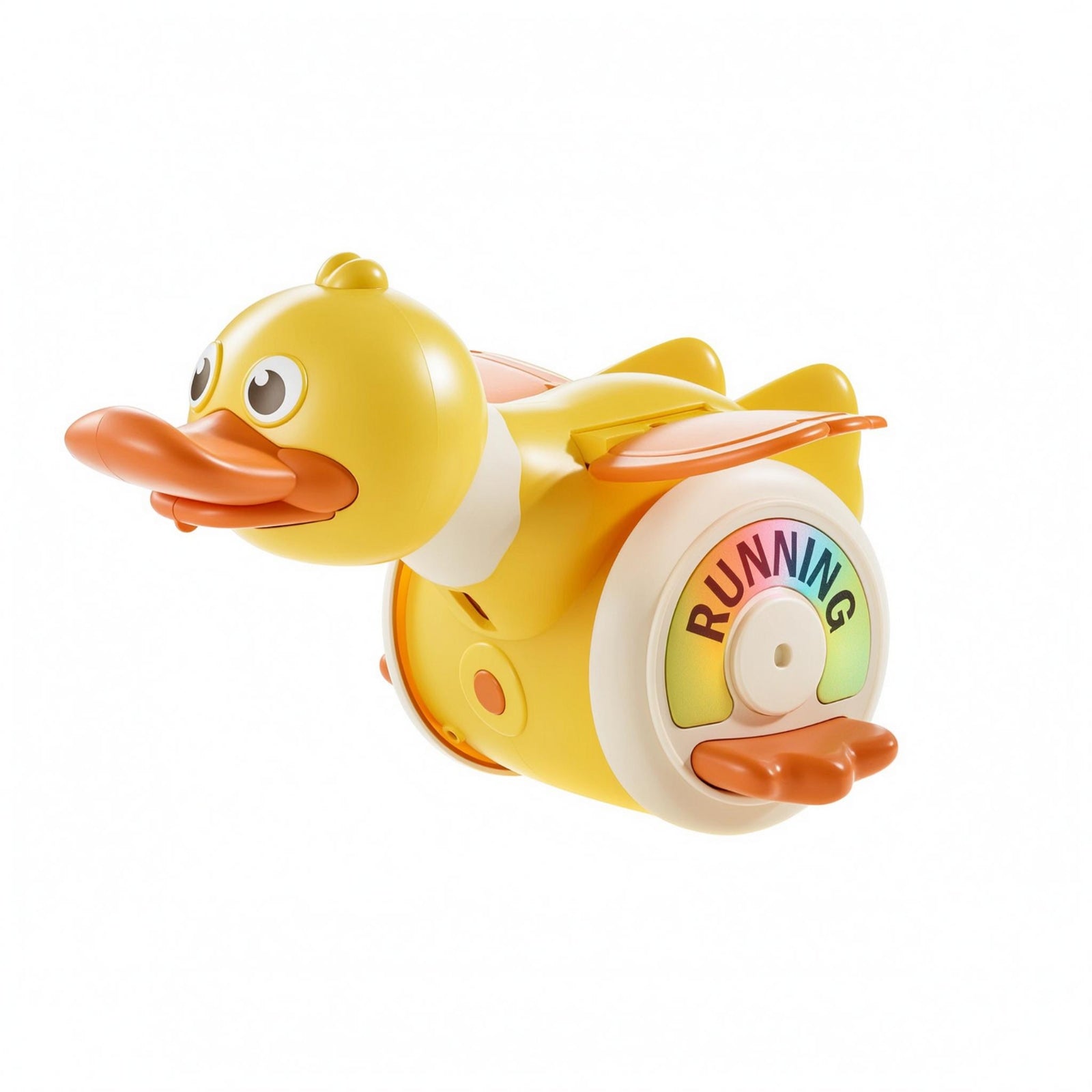 Crawling-Assist Toy Compact Rotating Duck Toy Interactive for Floor Play