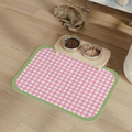 Pet Feeding Mat, Water-Resistant Cat and Dog Food Placemat, Non-Slip, Easy to Clean, Leak-Resistant, Suitable for Bowls