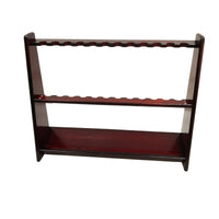 Floor-Standing Cue Rack Freestanding Pool Stick Holder Rounded Corners
