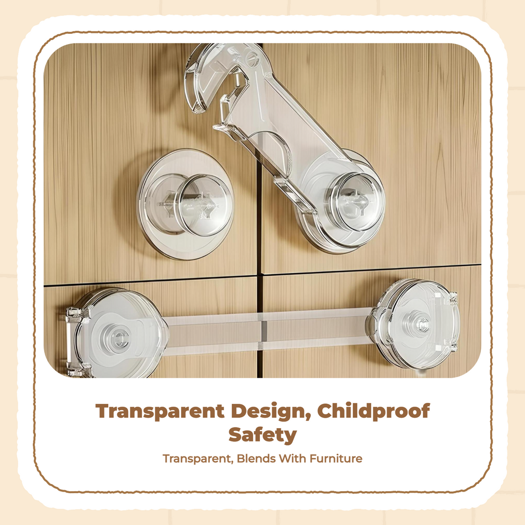 kid protection Drawer Lock, Cabinet Latch, infant Proofing, Adjustable, no tools needed, Easy Installation
