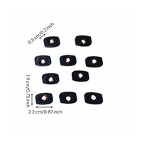 10 Pieces Drum Tension Rod Lock Clamping Tension Screw Retainer for Drummers