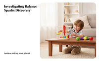 Wooden Balance Scale Toy Educational Wooden Balance Scale Simple Design Learning Aid for Classroom, Preschool