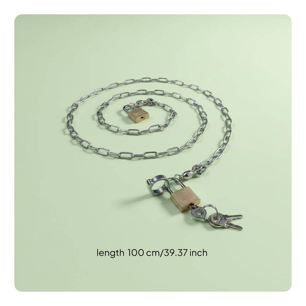 Stainless Steel Avian Ankle Leash Long-Lasting Parrot Foot Loop Chain Lockable