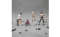1:64 Resin Doll Set Collectible Trendy Character Figurines Realistic Definition