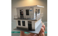 Railway Crossing House Kit Cut HO Scale Building Kit Flat-Pack