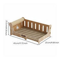 Feline Scratcher Lounge Wear-Resistant Feline Scratch Board Bed No Shedding