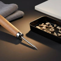 Model Scribing Tool Wood Handle Panel Line Scriber Stainless Steel for Hobbyists