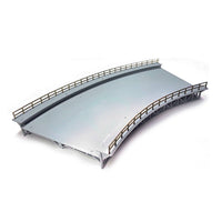 Curved Railway Bridge Engineered for Train Displays, Hobbyists