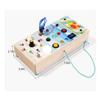 Steering Wheel Board Hand-Eye Coordination Driving Activity Board for Indoor