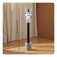 Inflatable Horse Head Stick Sturdy PVC Material Inflatable Stick Horse Soft