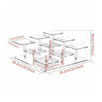 Acrylic Display Stand Transparent Clear Display Shelf Sturdy for Dessert Table