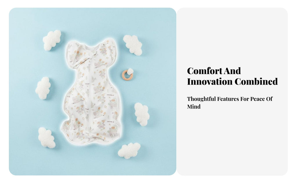 Arms-up Swaddle Sack Anti-Startle Arms-up Swaddle Improves Sleep for Caregivers