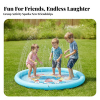 Inflatable Water Play Mat Built-in Valve Children's Outdoor Toy