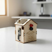 Wooden Rain Monitor Kit Hands-on Assembly Rain Alarm Model Practical Learning