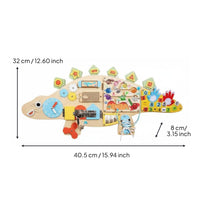 Wooden Wall Mounted Activity Panel Hand-Eye Coordination Training for Toddlers