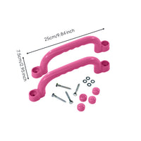 2 Pieces Climbing Frame Handles Polished Edges Kids Climbing Handle