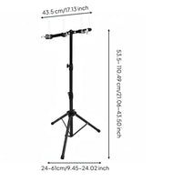 Adjustable Cowbell Stand Foldable Folding Cowbell Stand Durable Metal for Stage