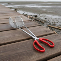 Long Handle Catch Grabber Rust Resistant Crab Tongs Heavy Duty for Beach, River