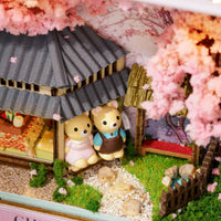 Box Theater Model Gift Idea DIY Dollhouse Kit Beginner Friendly for Desk