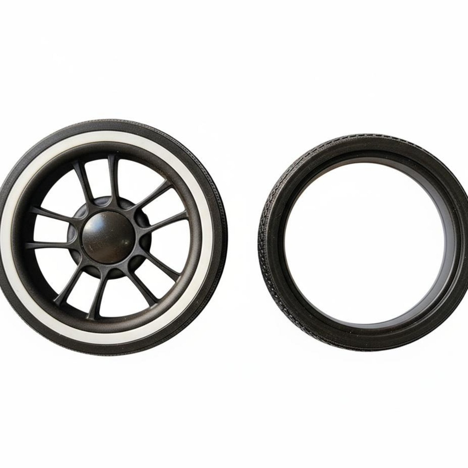 Baby Carriage Replacement Wheel Wear-Resistant Baby Carriage Rubber Tire