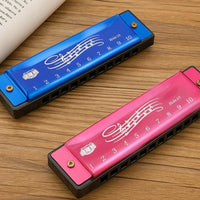 10-Hole Harmonica Easy to Learn Kids Harmonica Toy Child Safe for Music Learning