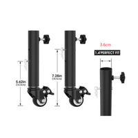Furniture Leg Extender Universal Fit Metal Furniture Leg Riser Heavy Duty