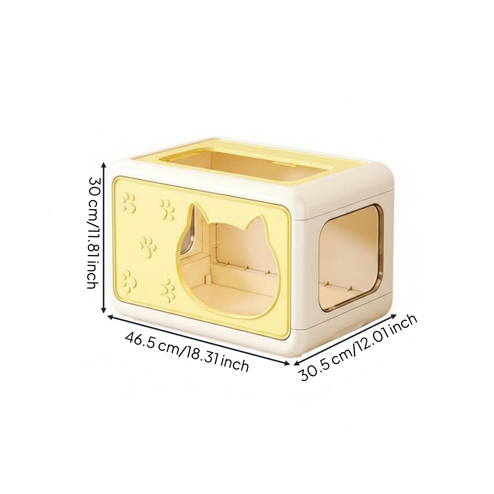 Enclosed Pet House Semi Closed Pet Shelter Large Interior Space