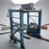 Container Crane Industrial Assembly Kit Static for Railway Layouts, Dioramas
