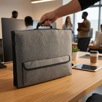 Monitor Carrying Case Front Pocket LCD Screen Carrying Bag Top Handle