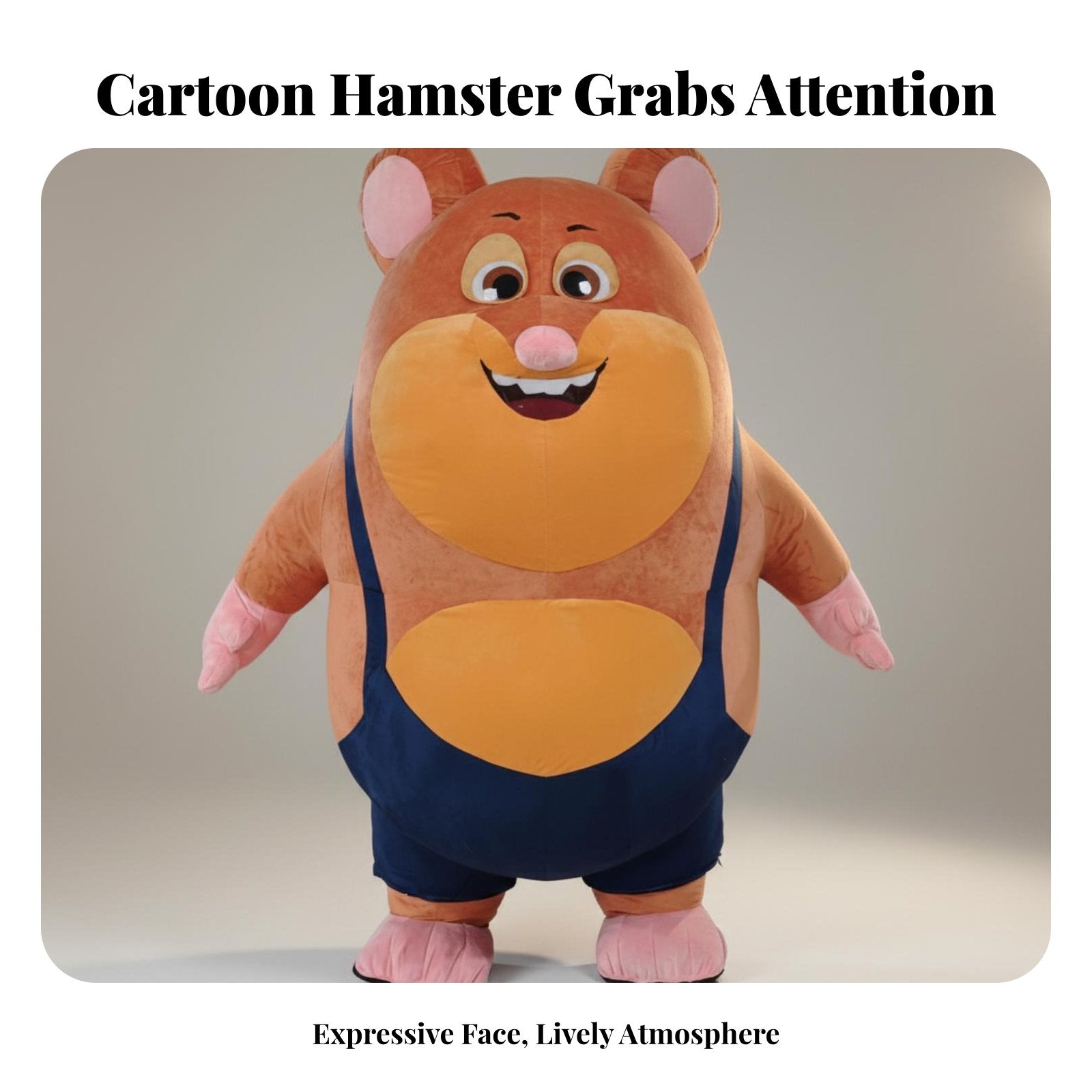 ambulatory Hamster Costume Inflatable Design character costume Outfit Cute creature Theme