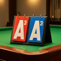 Guandan Score Board Spiral Binding Flip Score Board Red and Blue Cards