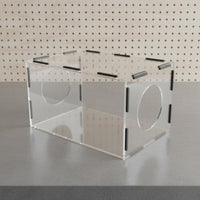 Acrylic Grinding Dust Box High Clarity Acrylic Dust Cover Box Clear Vision