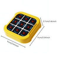 Electronic Tic-Tac-Toe Game Portable Memory Game Console 2-Player Mode